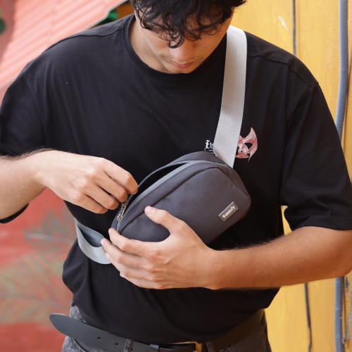The Galaxy Grey - All Sunday Sling Crossbody With Storage For Essentials